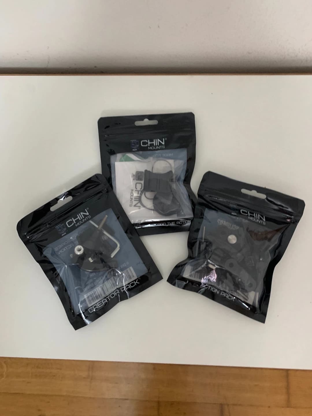 Chin Mounts para capacete Scorpion Exo-R1 Air + acessórios