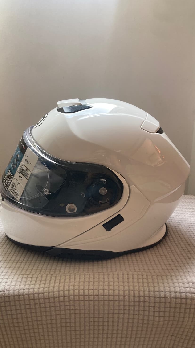 Shoei neotec 3 branco xs novo com garantia