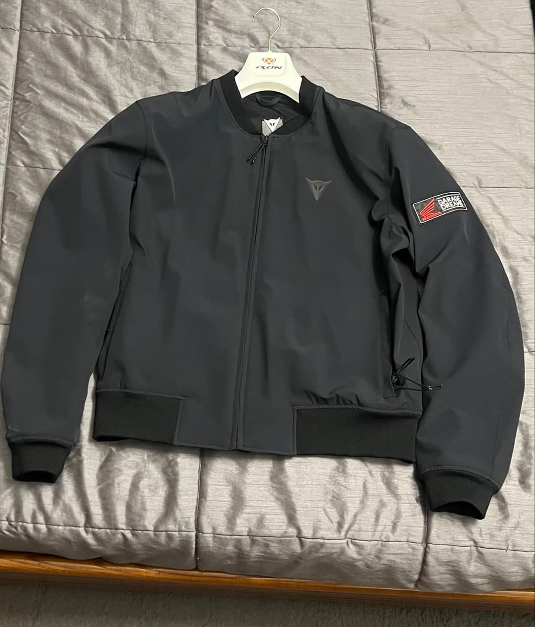 Casaca Motar Dainese Bhyde No-Wind Black X Honda dreams