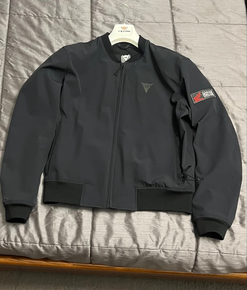 Casaca Motar Dainese Bhyde No-Wind Black X Honda dreams
